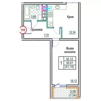 1 комнатные квартиры в ЖК Московский